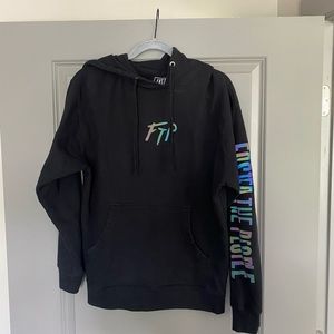 Foster the People Reflective Black Hoodie